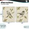 Stupell Industries Neutral Bird Scene 2pc Framed Giclee Set, design by Lanie Loreth